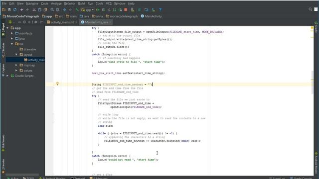 Android Internal Storage Tutorial, Morse Code App - part 4, reading from file 2 смотреть онлайн