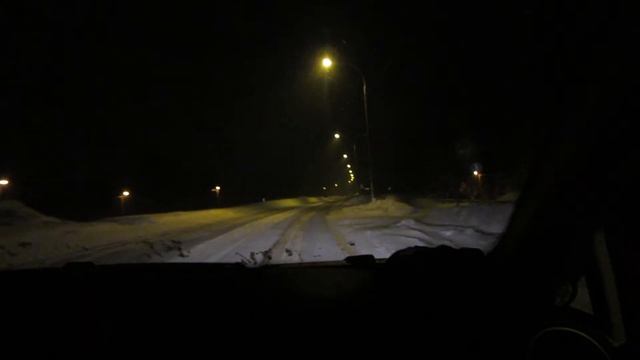 Driving to Tahkovuori in arctic weather. смотреть онлайн