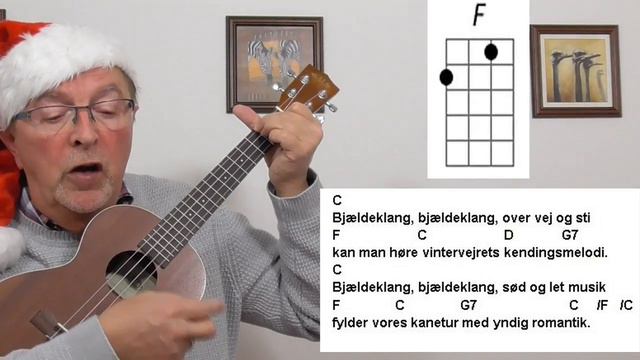 Bjældeklang. Lær At Spille Ukulele. Jul.