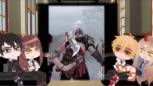 Chainsaw Man react to y/n as Kratos AU (God of War Ragnarok) смотреть онлайн
