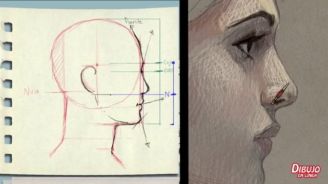 profile of the woman speed painting смотреть онлайн