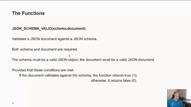 MySQL JSON Document Validation for Percona Live 2021 by Dave Stokes смотреть онлайн