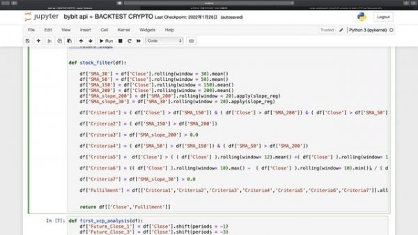 【Python 財經】用VCP炒幣能否成功? Bybit API自製回測器檢閱結果 | 完成簡單步驟即可獲得程式碼