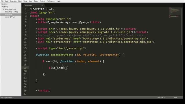 Recorrer Elementos HTML con jQuery + Efectos смотреть онлайн