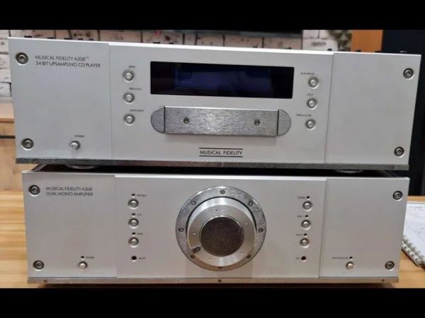 Краткий обзор и пример звучания Musical fidelity A308 + Musical Fidelity A308Cr +Paradigm Reference