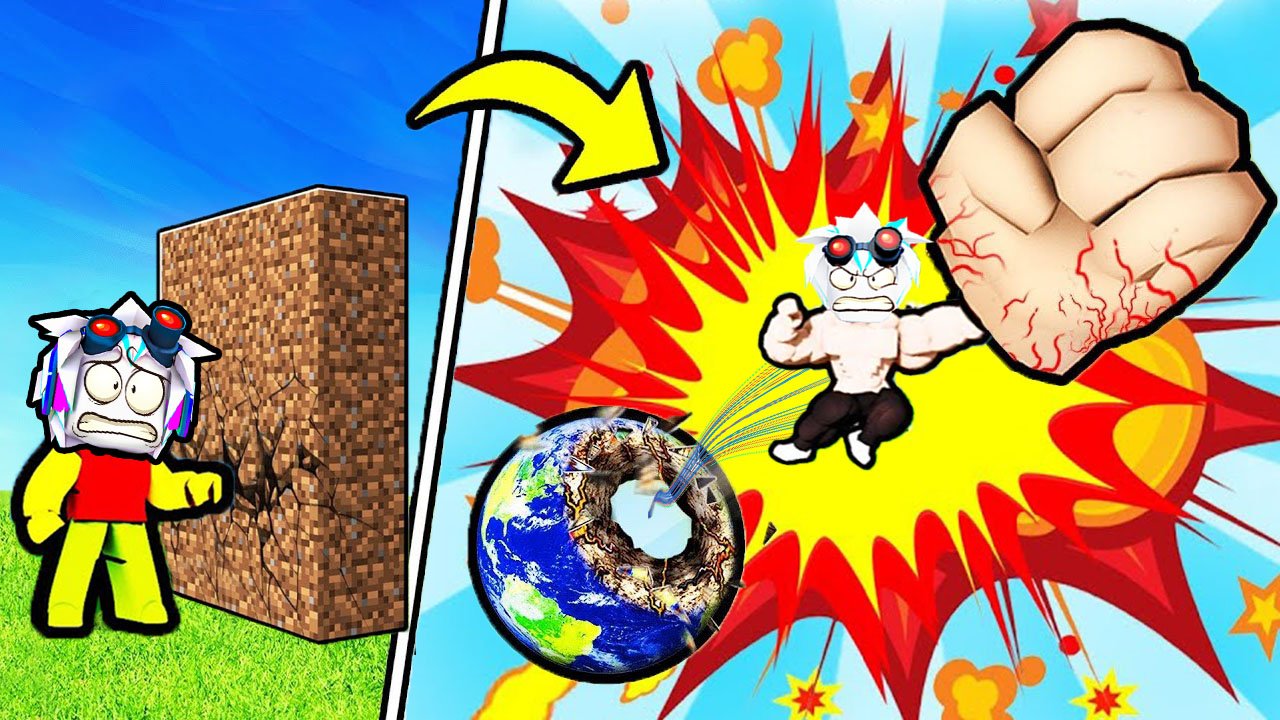 ЛОМАЮ СТЕНЫ С 1 УДАРА! МОЙ УДАР 500,000 ТОНН!!! ROBLOX Wall Punch Simulator смотреть онлайн