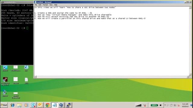 How to Share a Disk between two Virtual Machine in Virtual Box for Cluster use смотреть онлайн