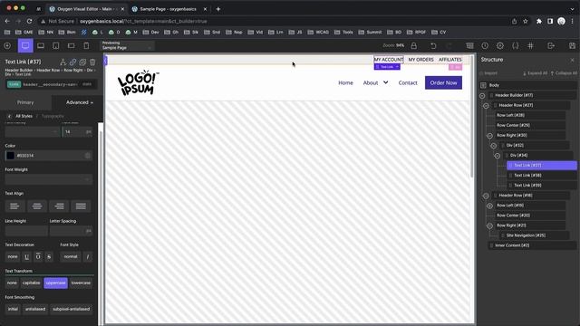 Oxygen Basics: Creating Headers with Oxygen смотреть онлайн