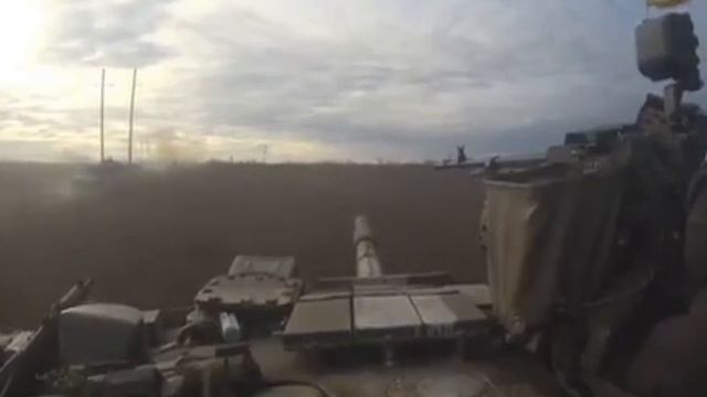 Подрыв танка на мине