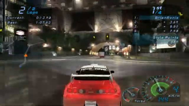 NFS Underground 1 in 2020 Verry First race, Toyota Supra, Lap race, Cool Graphics, Brian Ronis Spil смотреть онлайн