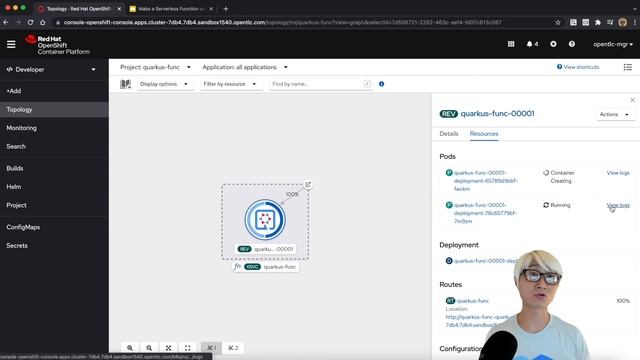 Make a Serverless Function using Knative Extension in Visual Studio Code смотреть онлайн