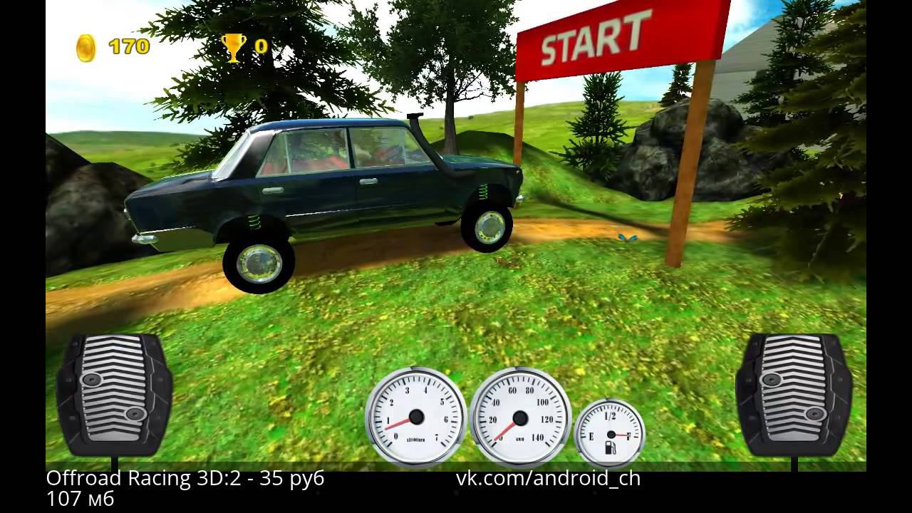 Offroad Racing 3D:2 - Офигенные гонки на Android(Review) смотреть онлайн