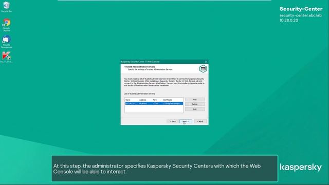 Part 3: How to enable web management console for Kaspersky Endpoint Security for Business смотреть онлайн