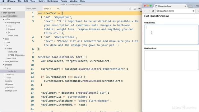 JavaScript Tutorial - Explore nested FUNCTIONS and scope with closures смотреть онлайн
