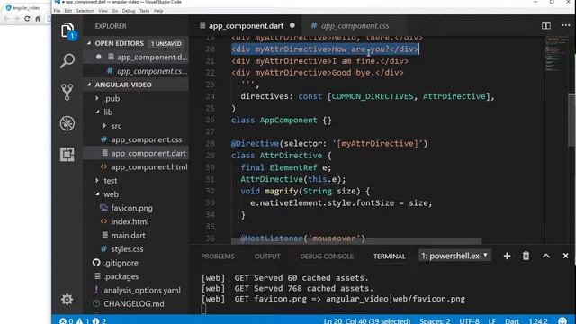 Angular Dart from the Beginning: 16 Custom Attribute Directives смотреть онлайн