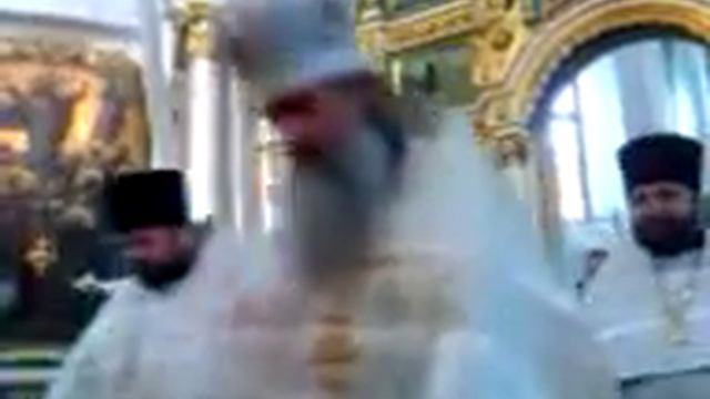 08.06.2016 - Благословение митрополита Павла на всенощном бдении Вознесения Господня . смотреть онлайн