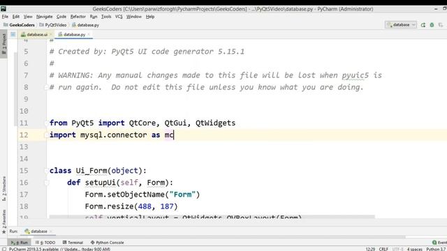 PyQt5 Mysql Database Connection | Creating Mysql Database in PyQt5 смотреть онлайн