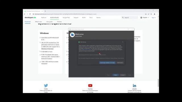 How to Install Java JDK and Android Studio on Windows 10 смотреть онлайн