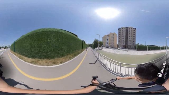 [VR VIDEO] 360° версия велопокатушки Insta360 One X на велогибриде NAKTO с подписчиком смотреть онлайн