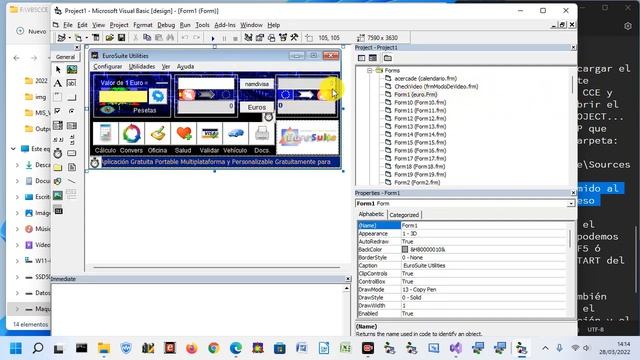 OS-00-Aplicación EuroSuite Utilities se pasa al OpenSource. Cómo editar su código fuente con VB5 CC смотреть онлайн