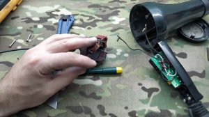 Ремонт фена.  Не работает вентилятор.