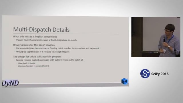 DyND Callables | SciPy 2016 | Mark Wiebe смотреть онлайн