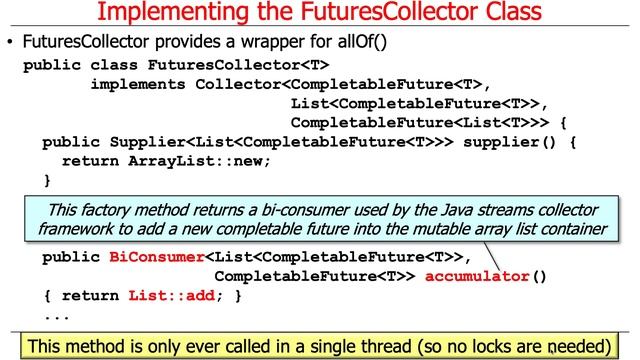 Advanced Java Completable Future Features: Implementing FuturesCollector смотреть онлайн