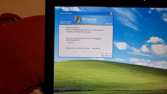 2005 Acer TravelMate C310 running Windows XP Tablet PC Edition 2005 with SP3 смотреть онлайн