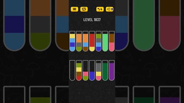 Water sort puzzle level 1837 смотреть онлайн
