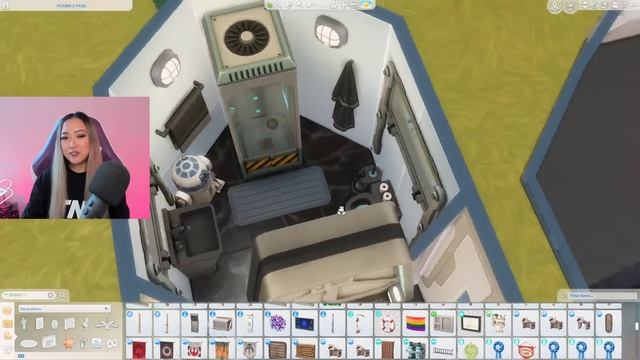 Building a space ship using letters of the alphabet! Sims 4: Alphabet Build Challenge | Part 19 смотреть онлайн