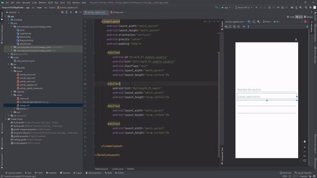 07.- Diseño de registro de usuarios | Chat App Android Studio + Kotlin + Firebase смотреть онлайн