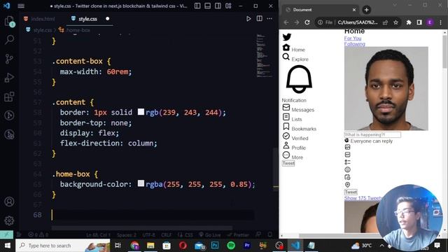 Build A Twitter Clone Using Next.js Tailwind CSS & Blockchain | Twitter Clone In Next.js смотреть онлайн