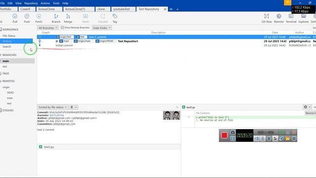 Git Repository, Pull Request ,Stash ,Commit ,Pull ,Push ,Fetch смотреть онлайн