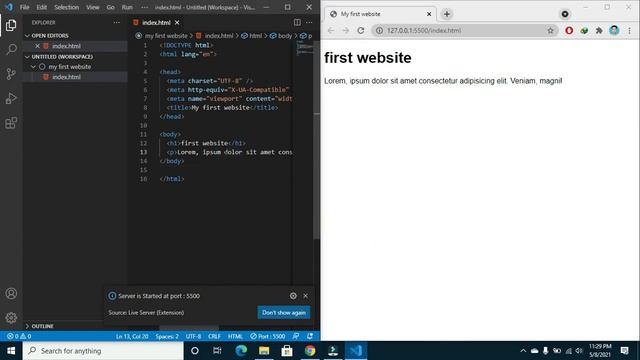 Vs Code Extensions for Web Development | HTML5 Tutorial | section 1/ video 6 смотреть онлайн