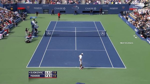 Novak Djokovic vs Roger Federer in a five-set thriller! | US Open 2011 Semifinal