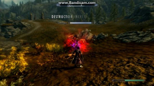 SAO Skyrim Kirito - levitate, new sword, bad guys смотреть онлайн