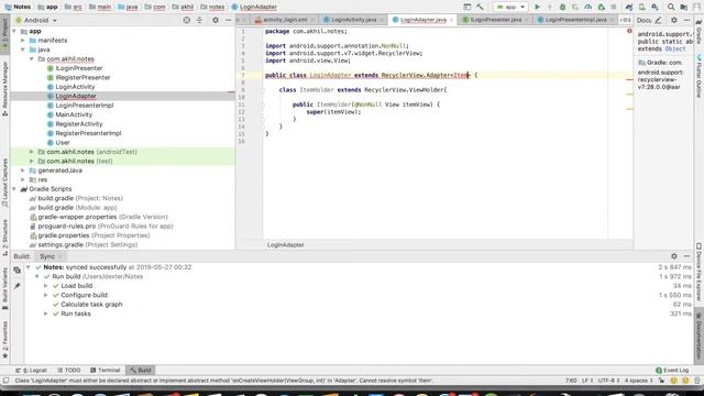 Notes Application: Reading Firebase Realtime Database - Part 5 смотреть онлайн