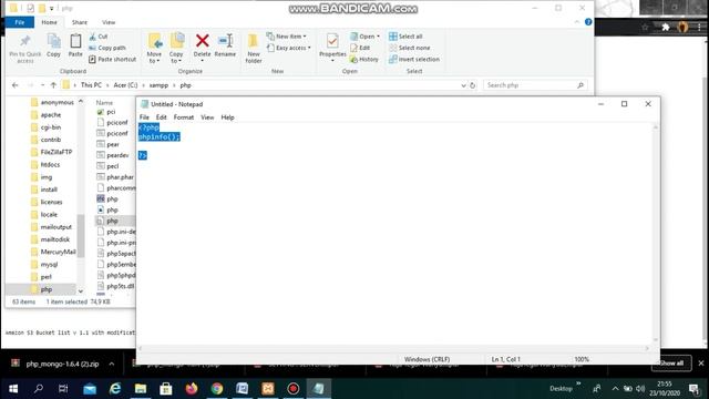 Setting mongoDB pada xampp,server,dan client смотреть онлайн