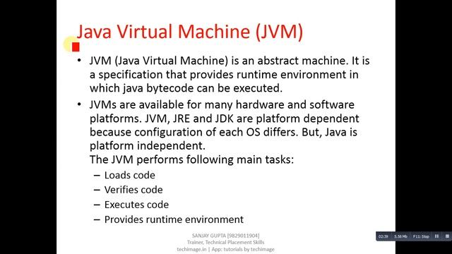 04 Java Byte Code, JVM, JRE - Learn Java Programming Tutorials by Sanjay Gupta смотреть онлайн