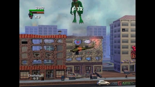 Rampage Total Destruction - Gameplay PS2 HD 720P