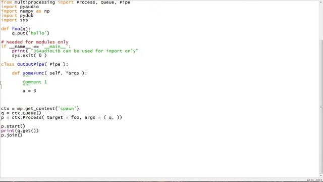 Python. Библиотека multiprocessing и создание своих модулей. смотреть онлайн