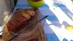 Готовим в тандыре.Сочные свиные рёбра и грудинка+маринад