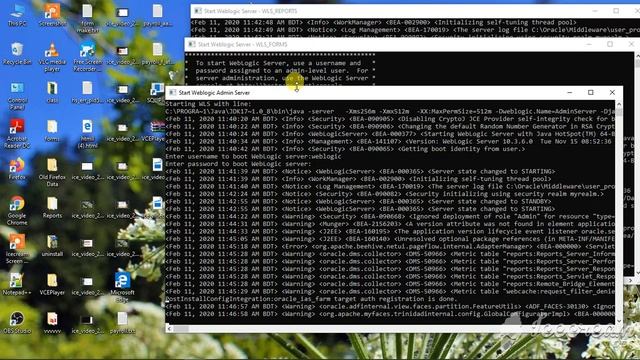 11.how to run oracle forms adn weblogic admin Server Part-2 смотреть онлайн