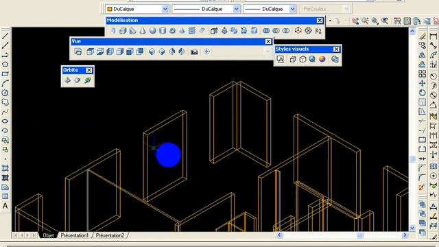 autocad : vue en plan - facade - 3d - mise en plan ( mise en page) смотреть онлайн