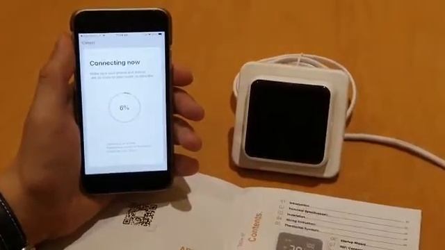 Lava SMART Wi-fi Thermostat Connection Instructions смотреть онлайн