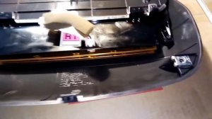 Замена ламп в заденем центральном стоп сигнале Chevrolet Aveo Т 200