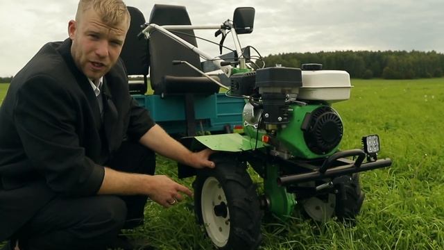 ПОЧТИ ТРАКТОР: мотоблок "Варяг" М801Б смотреть онлайн