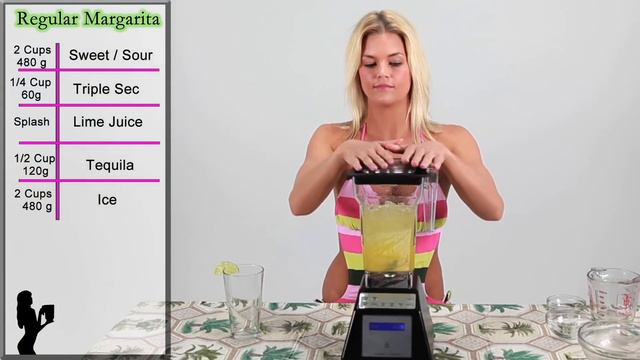 Traditional Blended Bar Margarita recipe made using a Vitamix or Blendtec commercial blender смотреть онлайн