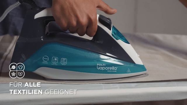 Polti Vaporella Quick & Slide - Schnelles und gleitfähiges Dampfbügeleisen смотреть онлайн