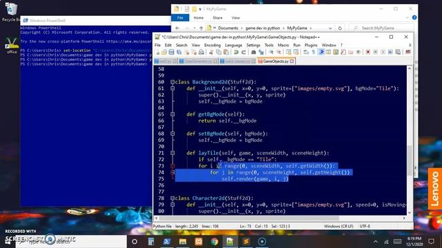 Game Development in Python Creating the 2d Game Objects Part 3 смотреть онлайн